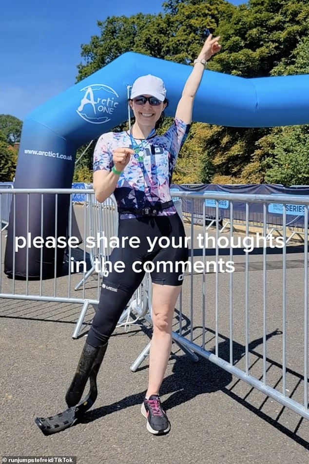 The Paralympic track and field athlete, 39, who lost her right foot in a boating accident at the age of 16 and was appointed MBE in 2018 for her services to Paralympic sport, took to TikTok to share a recent exchange she had with the company.