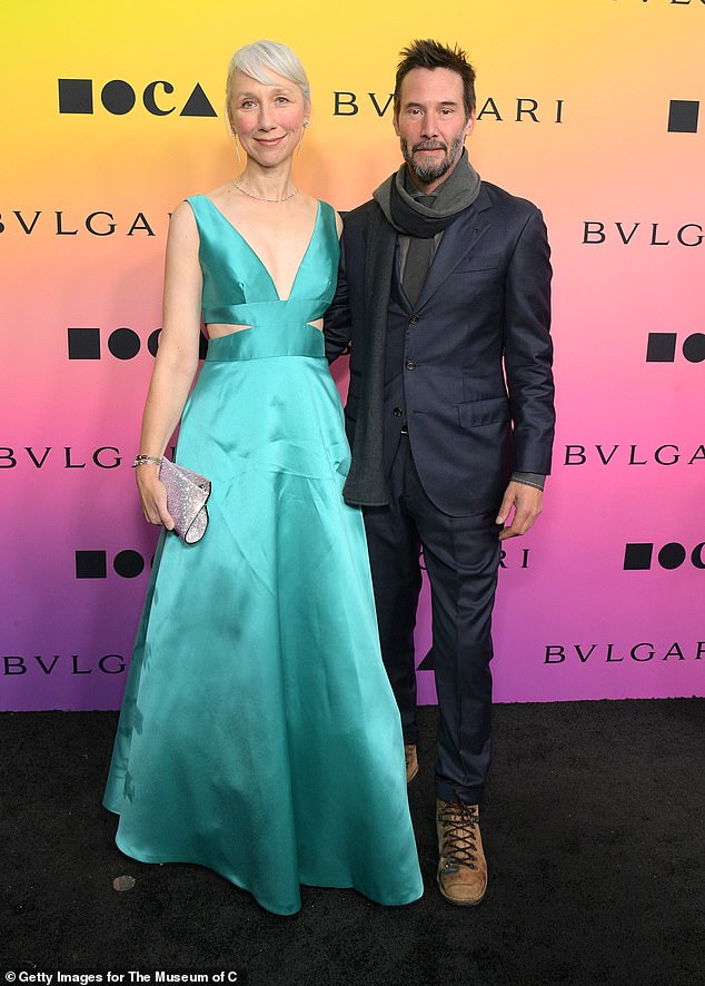 Keanu and his girlfriend Alexandra Grant stole the show at the 2024 MOCA Gala on Saturday night.