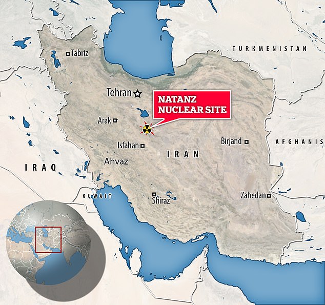 The Israeli military's most important strategic objective should be Iran's nuclear weapons program.  (Above) The location of the Natanz nuclear facility