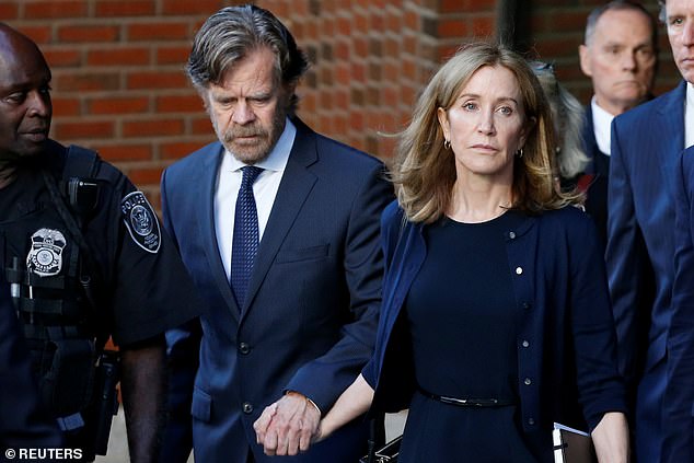 'Desperate Housewives' actress Felicity Huffman has completed her time in prison for her role in the college admissions scandal at the campus in Dublin, California.