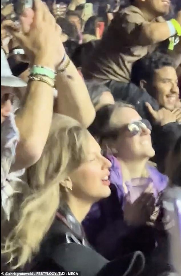 This is Swift's first time attending the music festival since 2016.