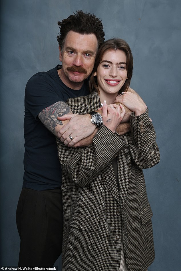 The actor photographed with his daughter Clara McGregor from his first marriage to Eve Mavrakis.  The 28-year-old is also an actress and producer.