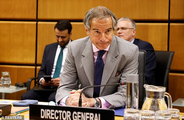 International Atomic Energy Agency (IAEA) Director General Rafael Grossi expressed concern on Monday about the possibility of Israel targeting Iranian nuclear facilities.