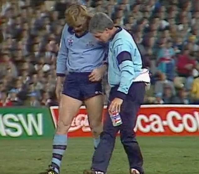 The match was not so kind to Hasler, who battled a leg injury but was picked for the Kangaroos tour that same year along with Stuart.