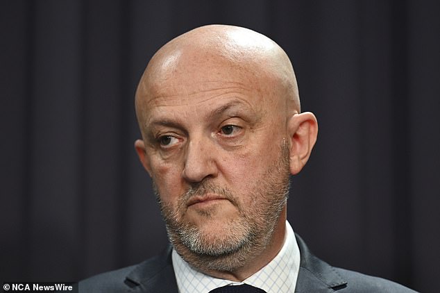 AFP commissioner Reece Kershaw (pictured) was asked to confirm the teenager's religion, amid speculation he had recently converted to Islam.