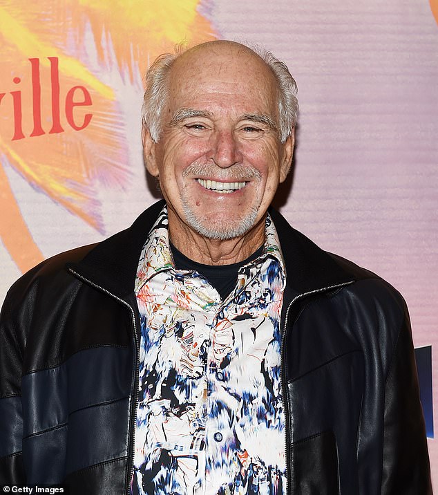Harrison, 81, took the stage at the Hollywood Bowl on Friday during a concert called Keep the Party Going: A Tribute to Jimmy Buffett;  Jimmy photographed in 2020