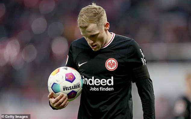But he has struggled to revive his career in Frankfurt and has only participated seven times this season.