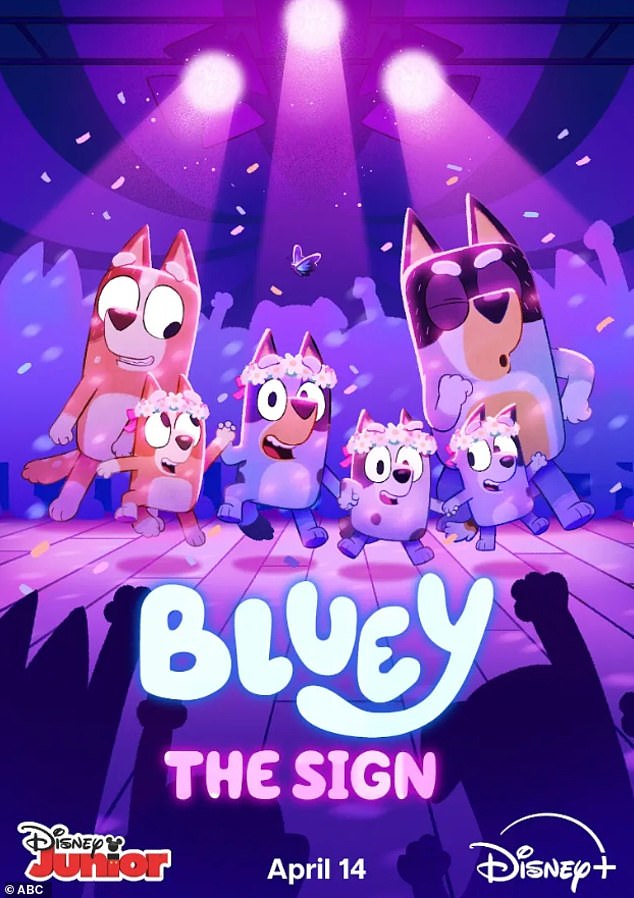It comes as Bluey fans panicked after being urged to rewatch five main episodes of the children's cartoon before the show's 'giant finale' on April 14.