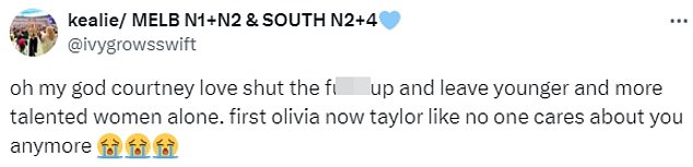 1713260210 833 Courtney Love is hit by an angry backlash from Taylor