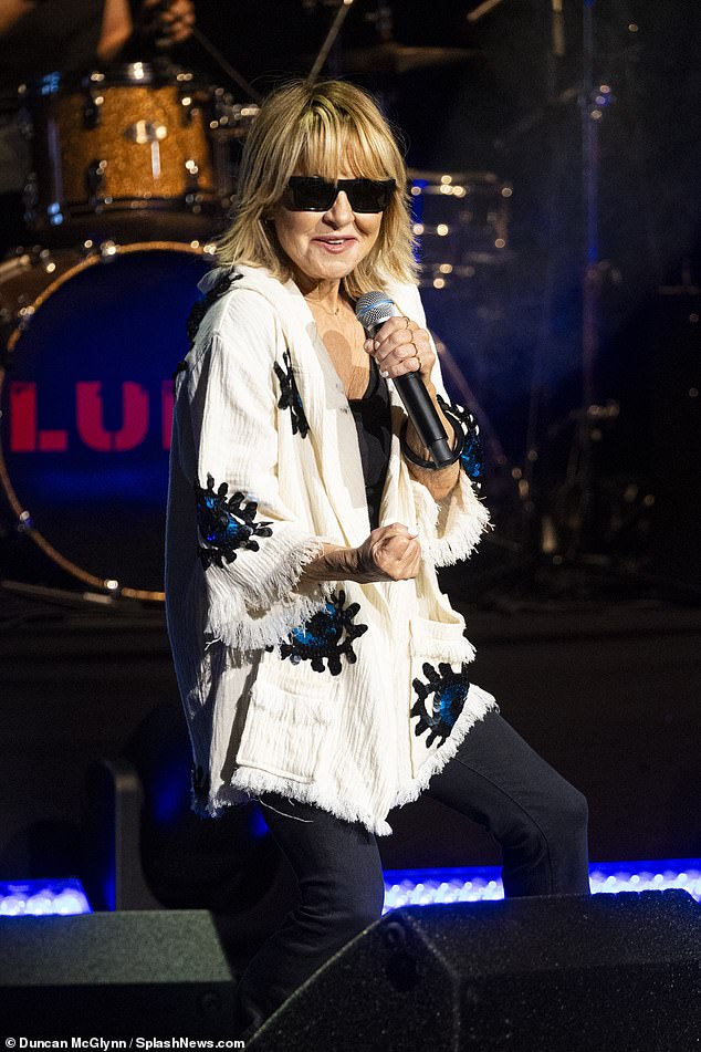 The singer told her fans in February that she would no longer tour after her current tour after a brilliant 60-year career (pictured on stage in Glasgow).