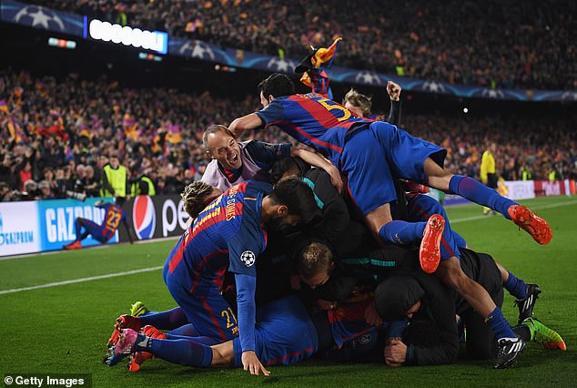 The Catalan giants claimed a 6-1 victory over PSG to overturn a 4-0 deficit from the first leg.