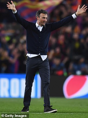 Luis Enrique masterminded the victory as Barcelona coach in 2017