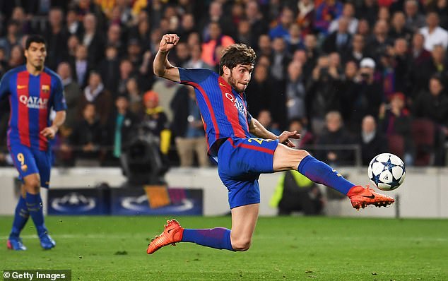 Sergi Roberto was the surprising winner of the match by scoring in the 95th minute of the match.