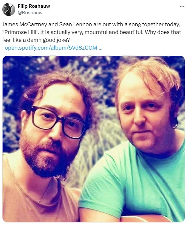 1713267774 219 Paul McCartney and John Lennons sons follow in their fathers