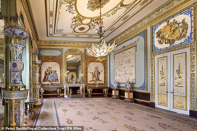 The Central Room in the East Wing of Buckingham Palace, London, will open to the public this summer