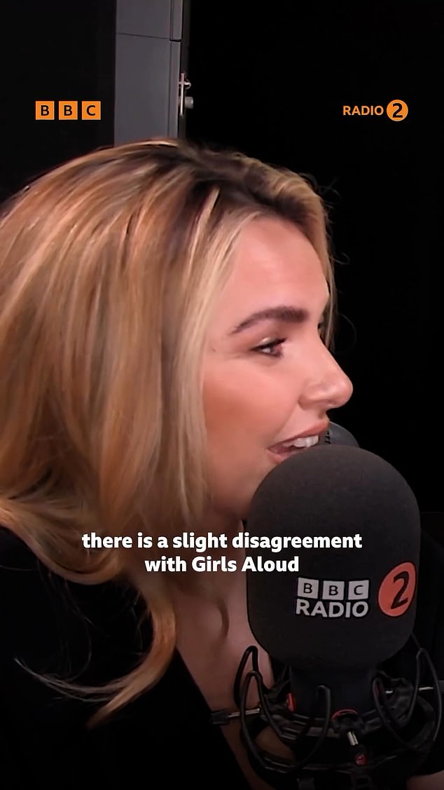 Nadine was on the opposite side of Cheryl and interrupted to say: “I was totally against it.  It's like we have as many Girls Aloud songs as we have our own.