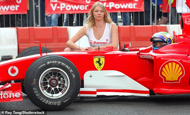 Speaking of her own racing experience, Jodie said: 'I wasn't going to be the best racing driver in the world. But I had to get respect and I had to earn that respect' (pictured in 2006)