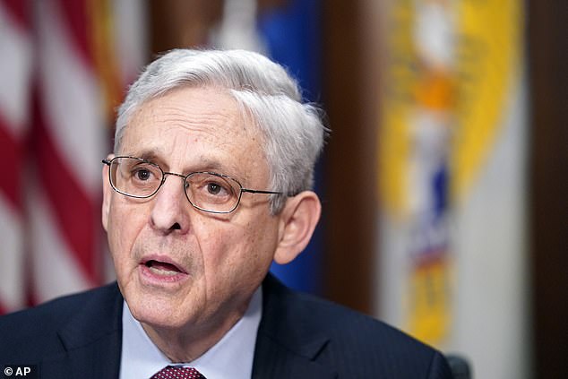Attorney General Merrick Garland, seen here, said there had been 