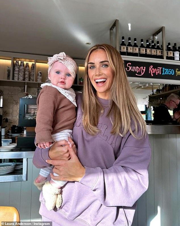 Laura hasn't given fans a reason why her little one, who she shares with ex Gary Lucy, is in the hospital yet.