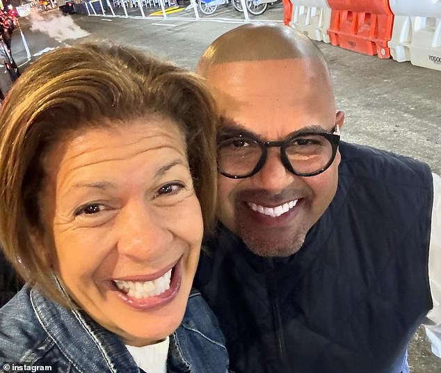 Fans thought Hoda had a new boyfriend when she posted this selfie of her with her driver Eddie last week.