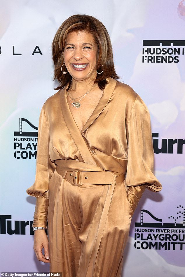 Hoda pictured at the 2024 Hudson River Park Playground Committee luncheon last month, where she spoke to DailyMail.com about dating.