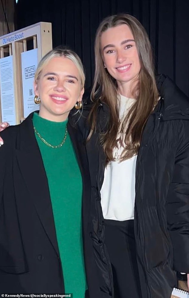 Since setting up her business from her bedroom in 2021, Vicky has collaborated on the Netflix show Emily in Paris, Grace Beverly (pictured with Vicky) and helped clients get featured in Vogue magazine.
