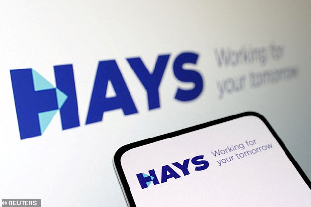 Job cuts: Recruiter Hays revealed it cut staff levels by 5 per cent in the first three months of 2024, after cutting 1,150 roles last year to save money.
