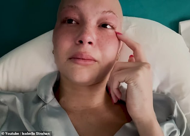 It comes after Isabella revealed she had to undergo a third emergency craniotomy in a devastating twist that came just two days after she celebrated the reduction of her chemotherapy treatment.