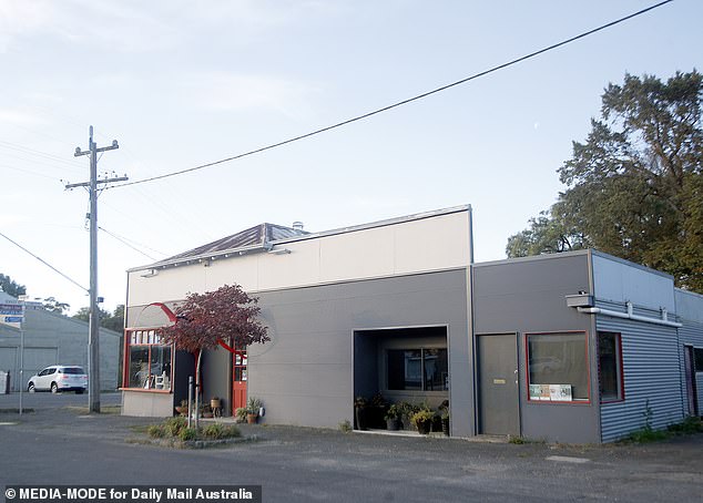 She was attending an event at Soul Barn, an alternative health center in Clunes (pictured), which featured 