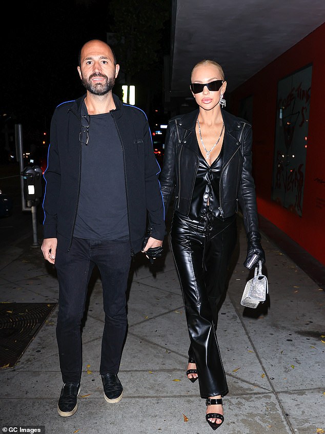 The former couple was photographed in Los Angeles in March 2022.