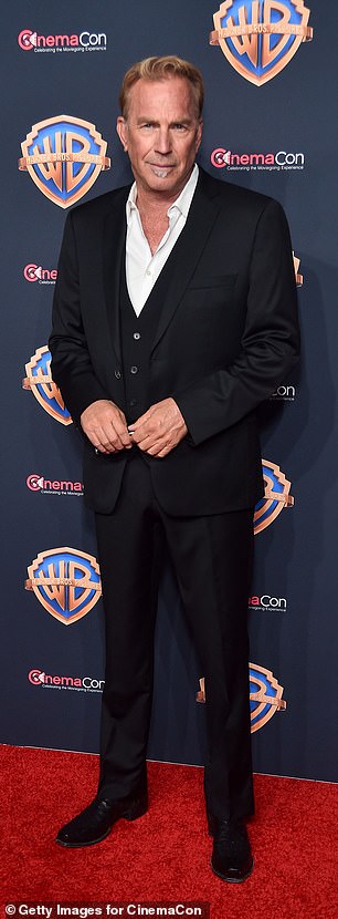 Pictured: Kevin Costner at CinemaCon in April
