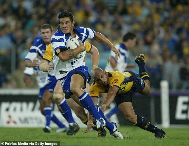 Hadley said the former NRL and All Blacks star (pictured playing for the Bulldogs) has a 
