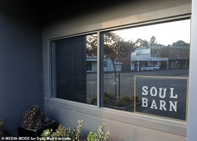 Soul Barn (pictured) remained closed on Tuesday following the death of the 53-year-old mother.