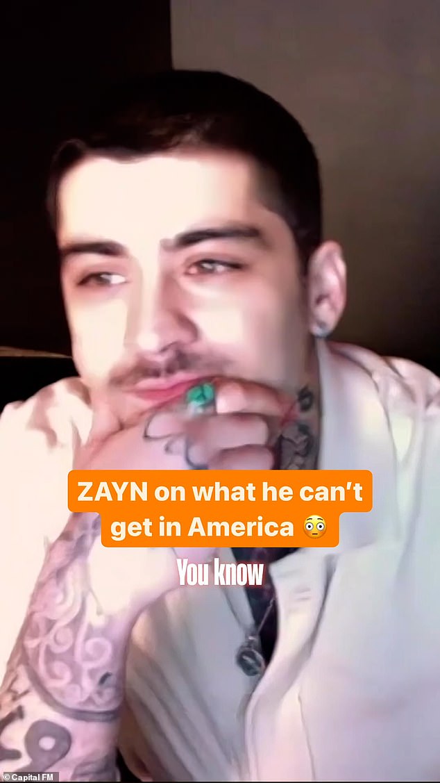 Zayn complained about the lack of decent kebabs in America, saying: 