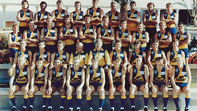 The former teammate was part of the inaugural West Coast Eagles team in 1987.