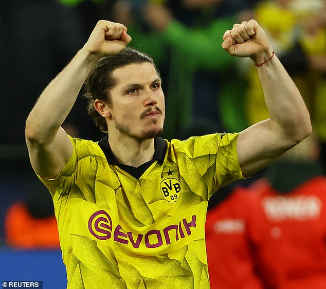 He and Marcel Sabitzer helped Dortmund beat Atlético Madrid in the Champions League.