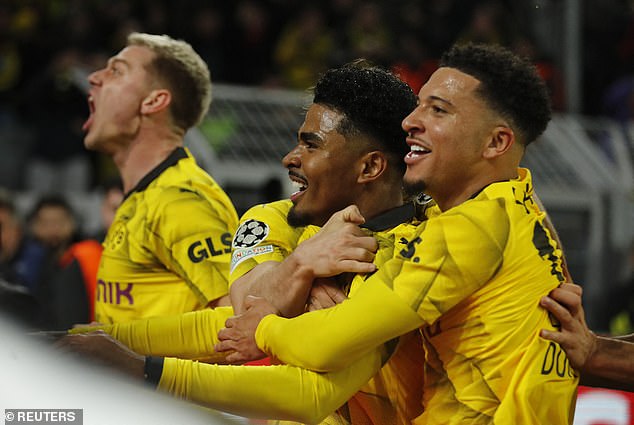 Dortmund will now face PSG in the next round after coming from behind to beat Barcelona.