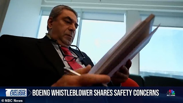 Salehpour previously said that instead of taking his problems seriously, Boeing retaliated against him, something the company denies.