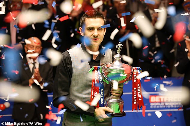 The 48-year-old star has won the World Snooker Championship a total of seven times.