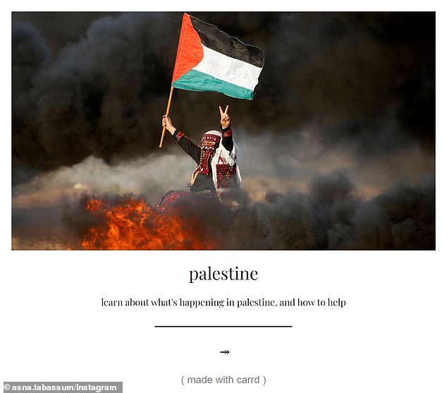 A link from Asna Tabassum leads to a website containing various anti-Semitic sentiments