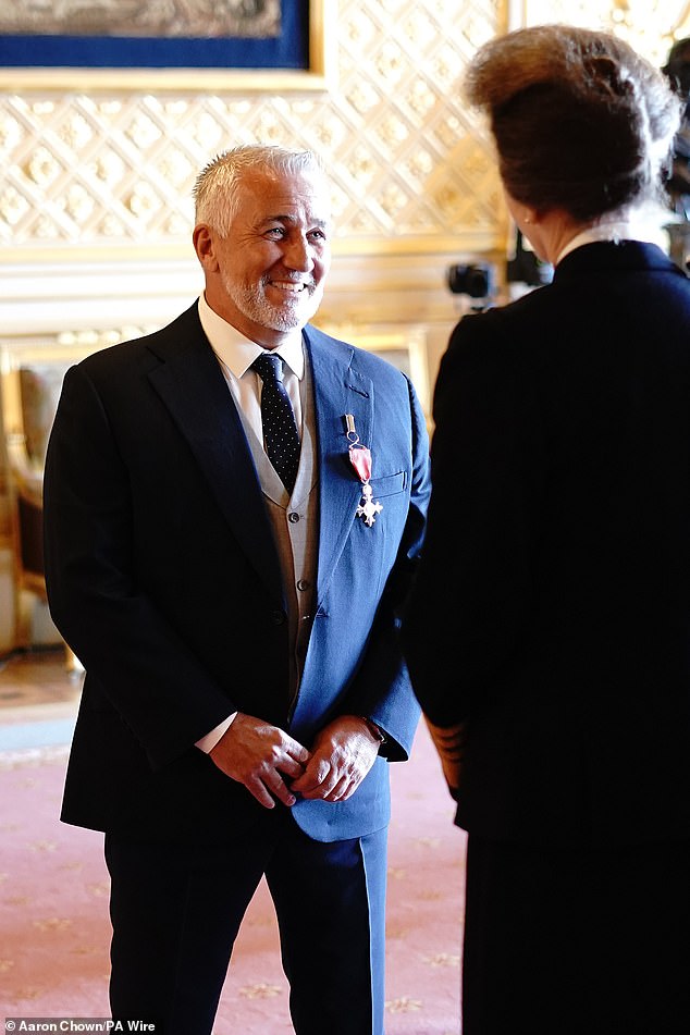 Speaking after the ceremony, Paul said that being appointed MBE had left him 