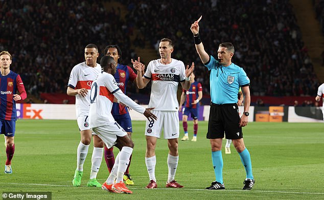 Once down to 10 men, Barcelona collapsed and conceded four goals as PSG broke to the win