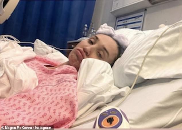Megan revealed the real reason she was rushed to A&E after having a severe allergic reaction.