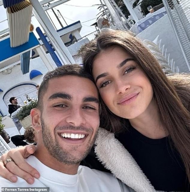 Ferran Torres met Sira, who just turned 24, while playing for Manchester City and the two began a long-distance relationship before his move to Barcelona in 2022.