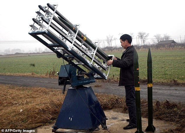 In China, missiles containing seeding agents have been fired into clouds as a substitute for seeding aircraft.