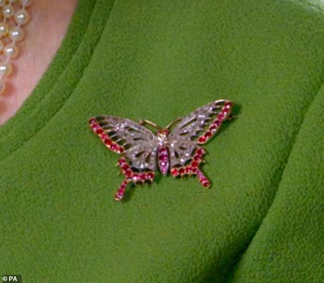 A rare butterfly for a revered monarch