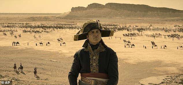 Phoenix plays Napoleon in the film which focuses on his complex and tainted relationships amid a surprising rise to power against the backdrop of the French Revolution.