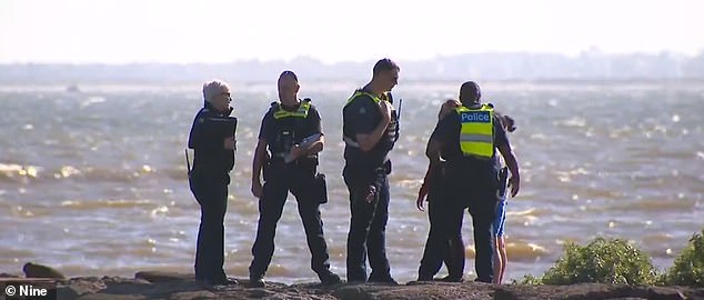 The latest incident comes after another diver died while swimming at Altona Beach in Port Phillip Bay, west of Melbourne (pictured), three months ago.