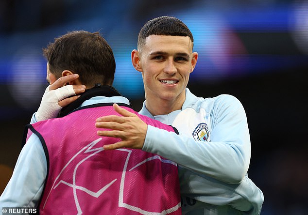 England star Phil Foden was hoping to maintain his excellent form in the Manchester match.
