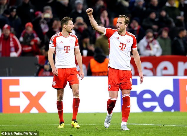 Despite a quiet night in front of goal, Harry Kane connected magnificently with the Munich midfield